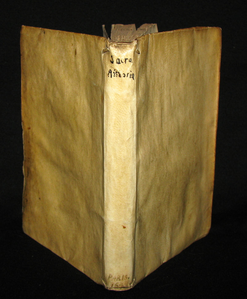 1634 Scarce Latin Vellum Book - History of the World before Christ by Bonaventure Rousseau de Basoches
