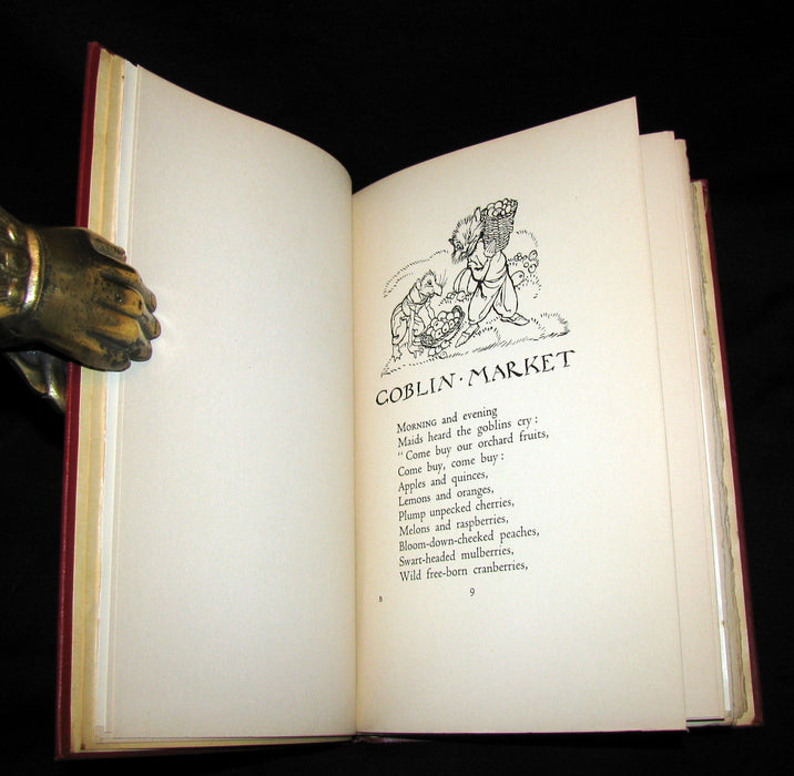 1933 1st American Edition - Goblin Market by Christina Rossetti - Unusual cover