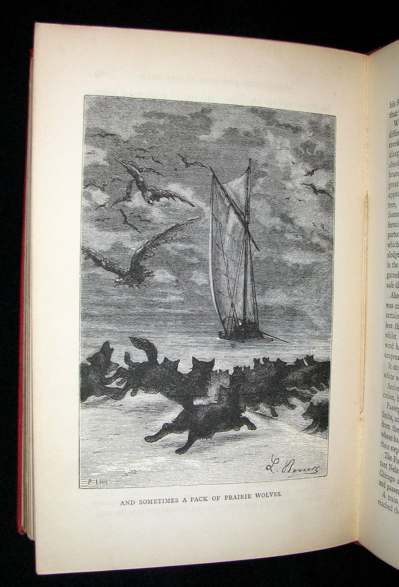 1880 Scarce Early Edition - Jules Verne - Around the World in Eighty Days