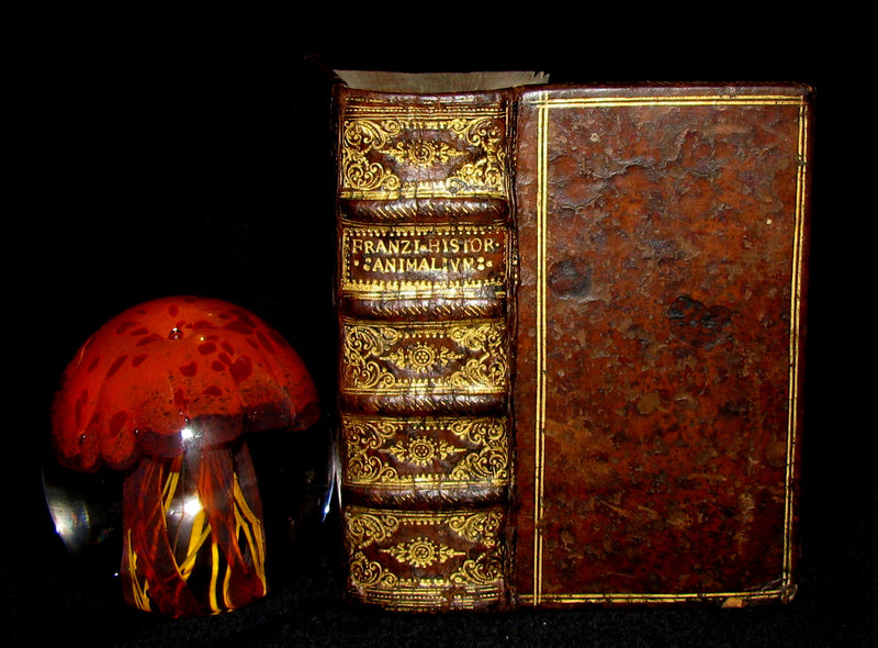 1665 Rare Latin Book - Unicorn, Griffin, Dragon, Basilisk - Franz's HISTORIA ANIMALIUM