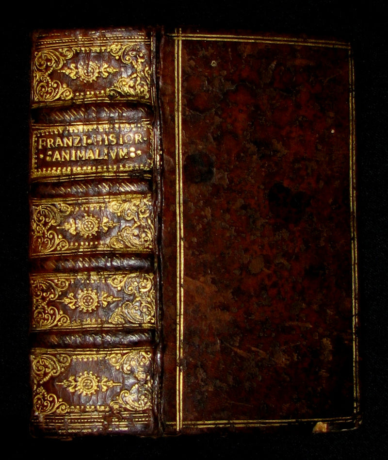 1665 Rare Latin Book - Unicorn, Griffin, Dragon, Basilisk - Franz's HISTORIA ANIMALIUM