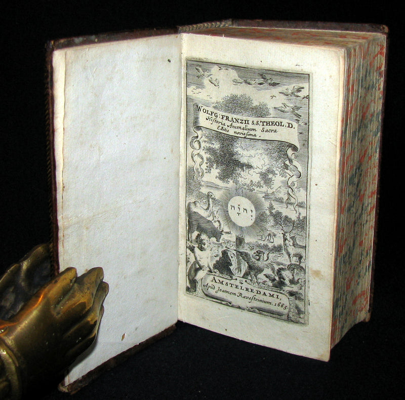 1665 Rare Latin Book - Unicorn, Griffin, Dragon, Basilisk - Franz's HISTORIA ANIMALIUM