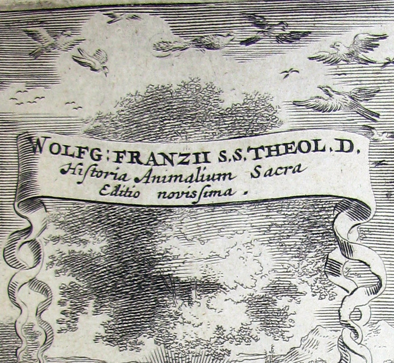 1665 Rare Latin Book - Unicorn, Griffin, Dragon, Basilisk - Franz's HISTORIA ANIMALIUM