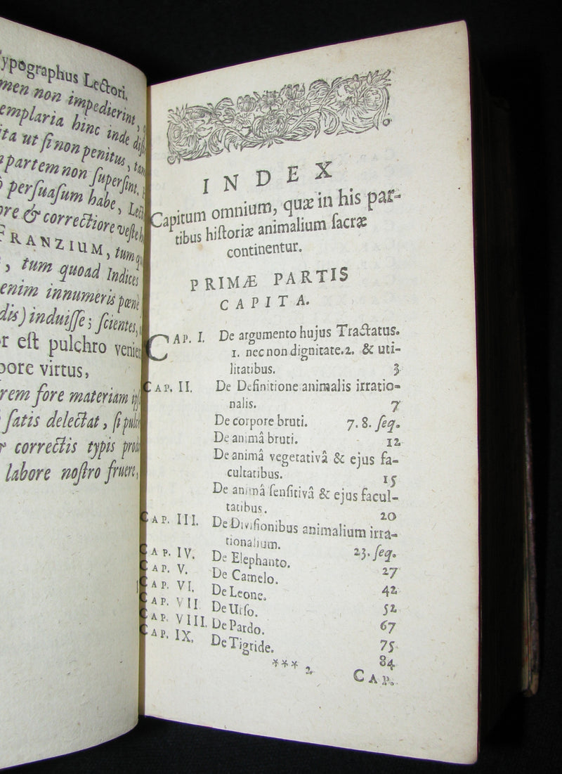 1665 Rare Latin Book - Unicorn, Griffin, Dragon, Basilisk - Franz's HISTORIA ANIMALIUM