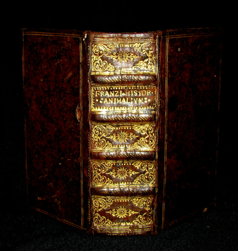 1665 Rare Latin Book - Unicorn, Griffin, Dragon, Basilisk - Franz's HISTORIA ANIMALIUM