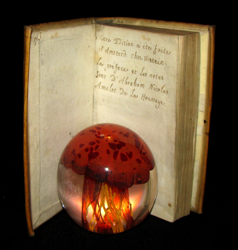 1690 Rare French Vellum Book - Memories of the minority of Louis XIV the Sun King (Roi Soleil)