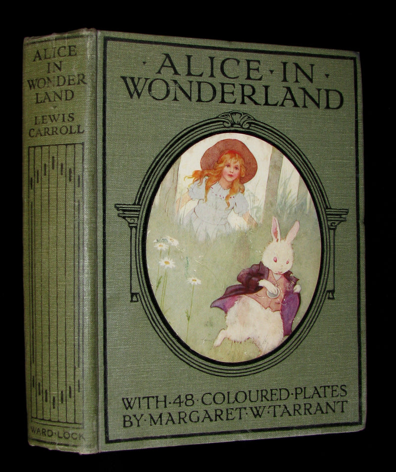 1920 Rare Book -  Alice's Adventures in Wonderland with 48 Coloured Plates By Margaret W. Tarrant