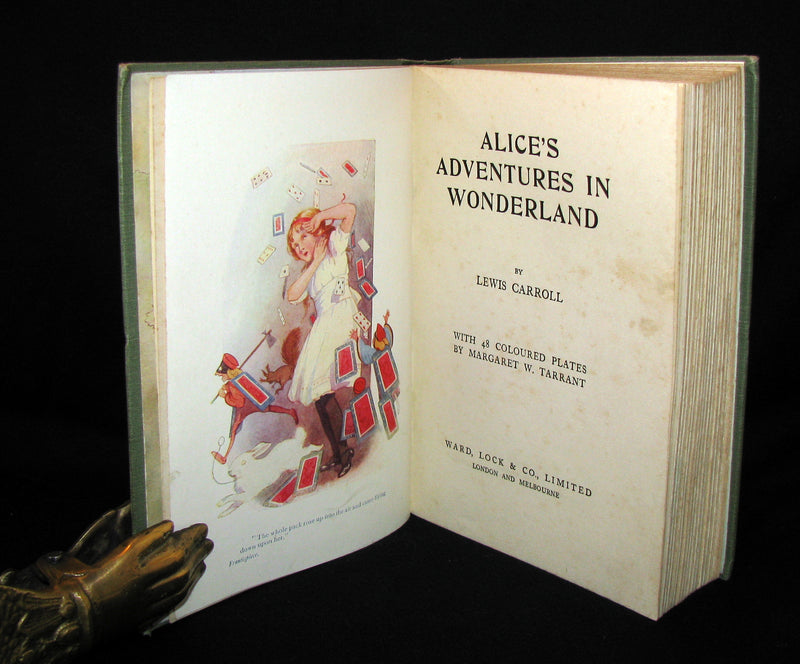 1920 Rare Book -  Alice's Adventures in Wonderland with 48 Coloured Plates By Margaret W. Tarrant