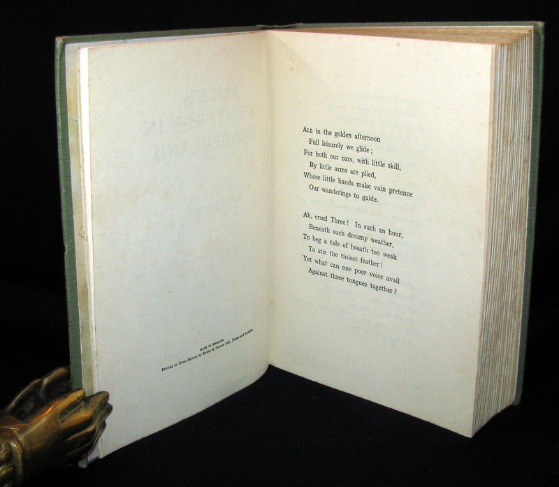 1920 Rare Book -  Alice's Adventures in Wonderland with 48 Coloured Plates By Margaret W. Tarrant