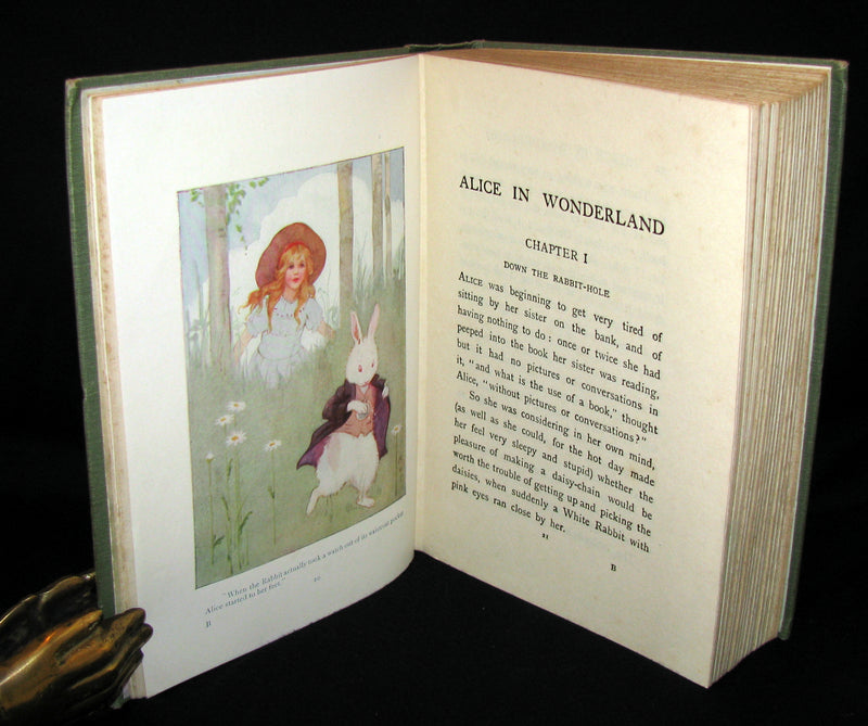 1920 Rare Book -  Alice's Adventures in Wonderland with 48 Coloured Plates By Margaret W. Tarrant
