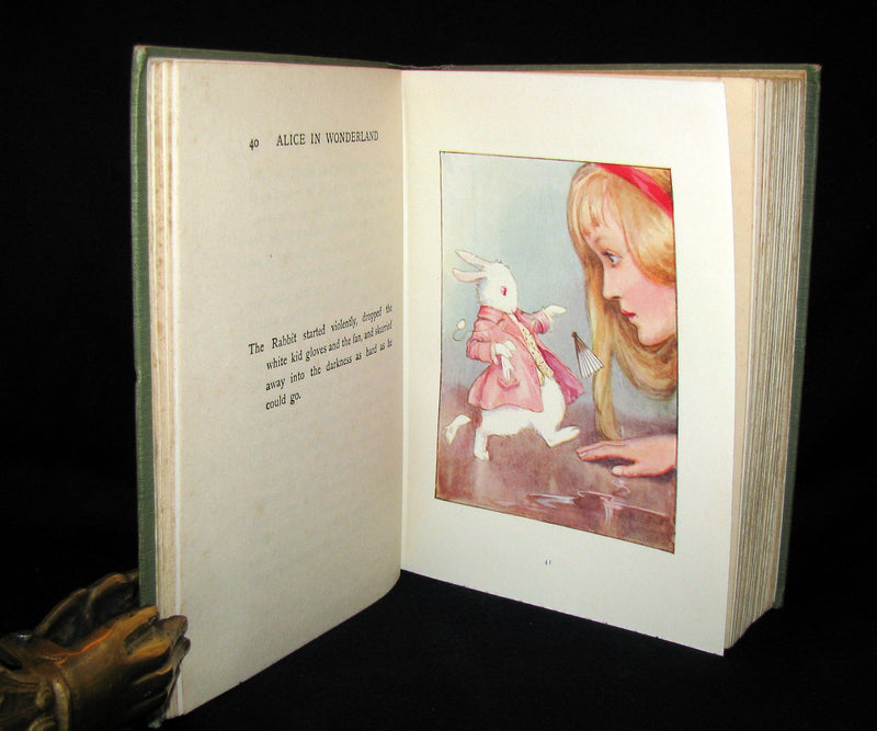 1920 Rare Book -  Alice's Adventures in Wonderland with 48 Coloured Plates By Margaret W. Tarrant