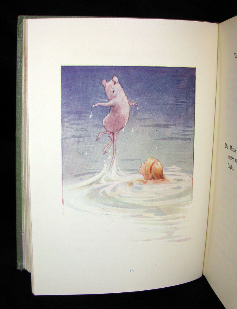 1920 Rare Book -  Alice's Adventures in Wonderland with 48 Coloured Plates By Margaret W. Tarrant
