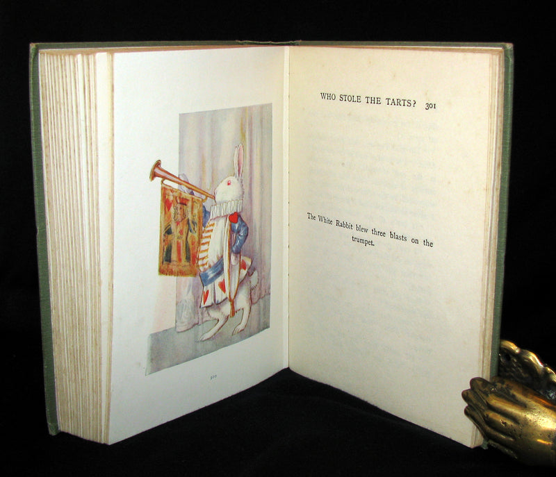 1920 Rare Book -  Alice's Adventures in Wonderland with 48 Coloured Plates By Margaret W. Tarrant