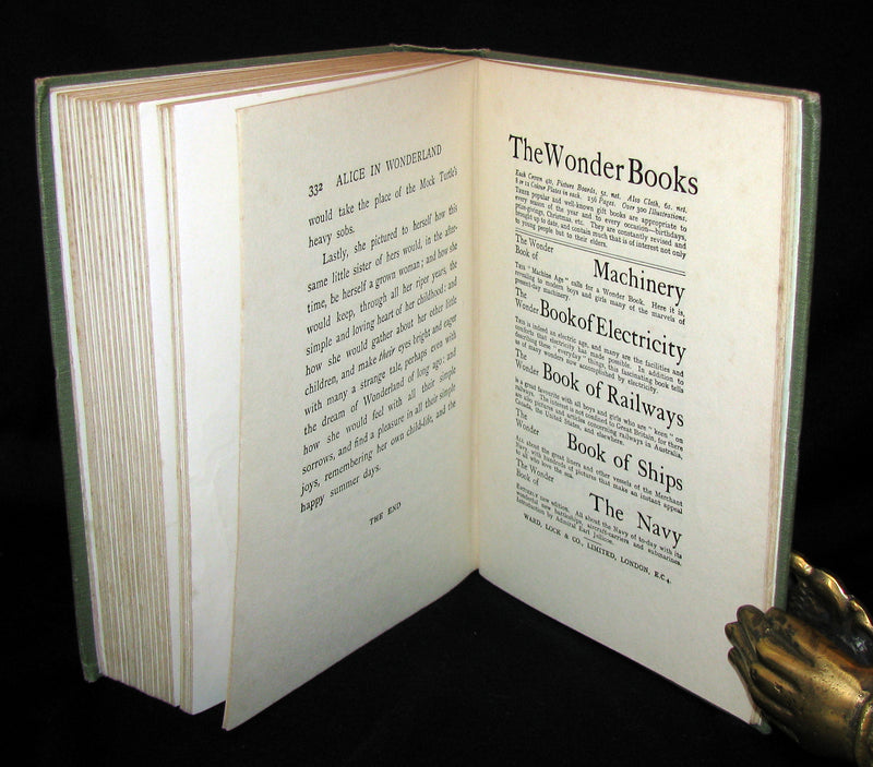 1920 Rare Book -  Alice's Adventures in Wonderland with 48 Coloured Plates By Margaret W. Tarrant