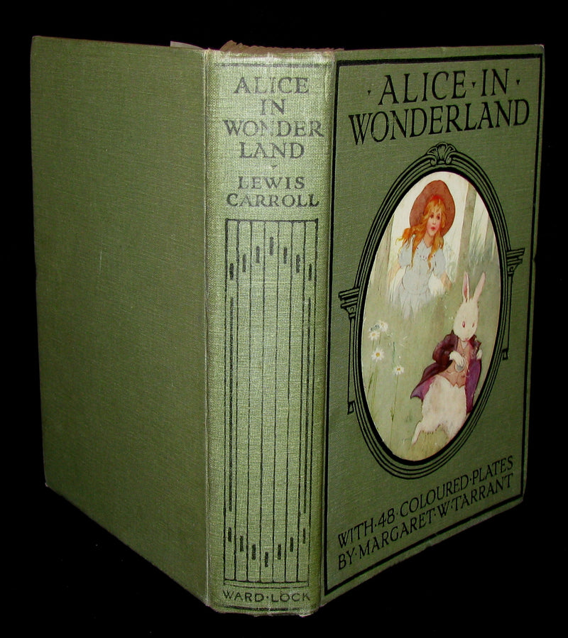 1920 Rare Book -  Alice's Adventures in Wonderland with 48 Coloured Plates By Margaret W. Tarrant
