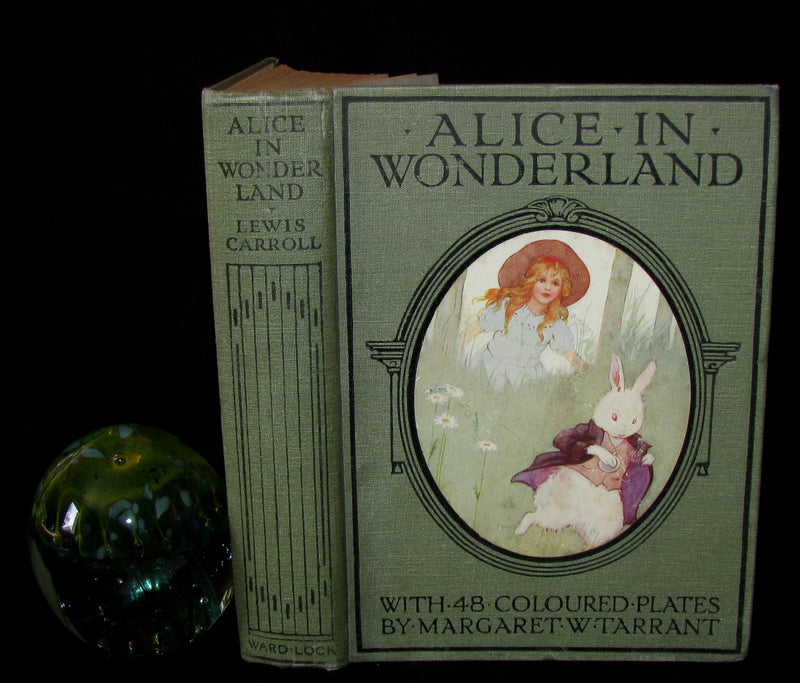 1920 Rare Book -  Alice's Adventures in Wonderland with 48 Coloured Plates By Margaret W. Tarrant