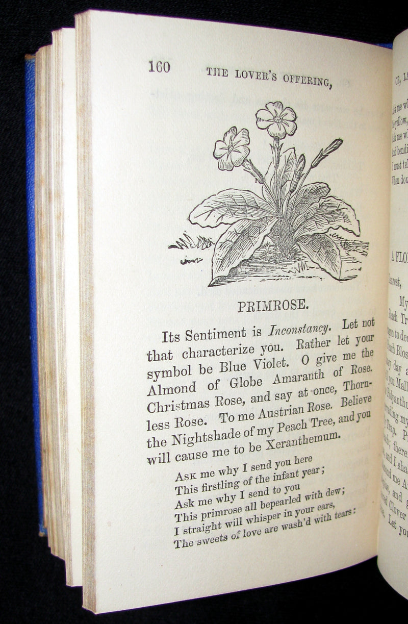 1868 Scarce Book ~ The Lover's Language of Flowers