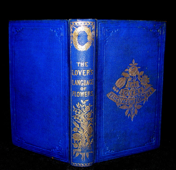 1868 Scarce Book ~ The Lover's Language of Flowers