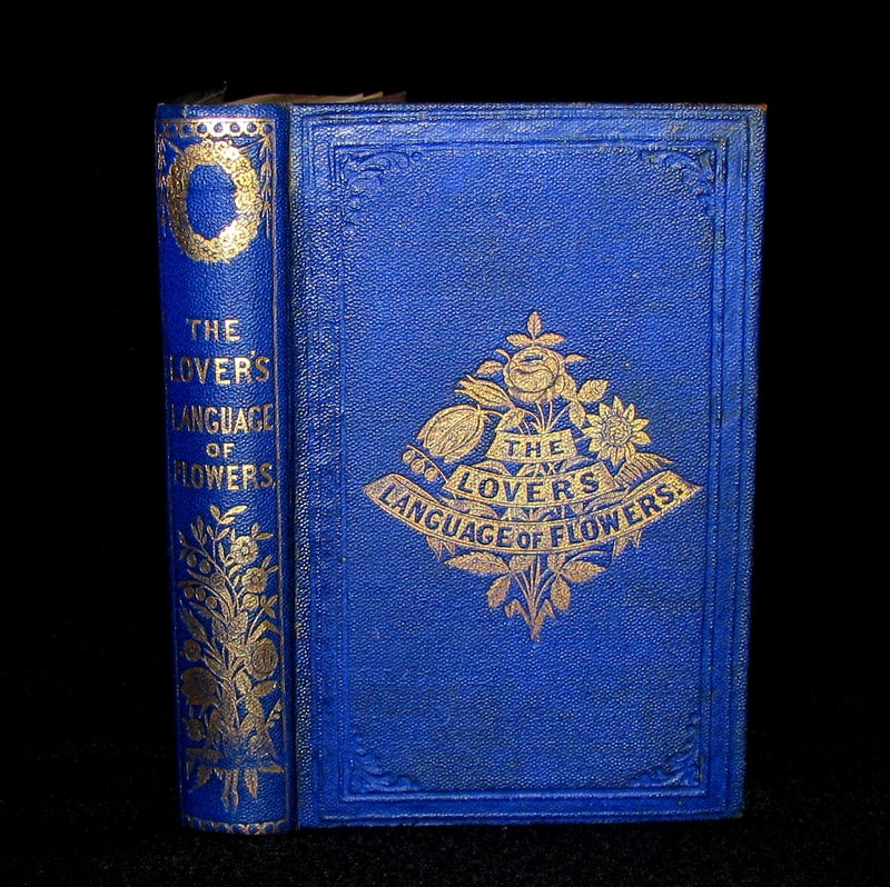 1868 Scarce Book ~ The Lover's Language of Flowers