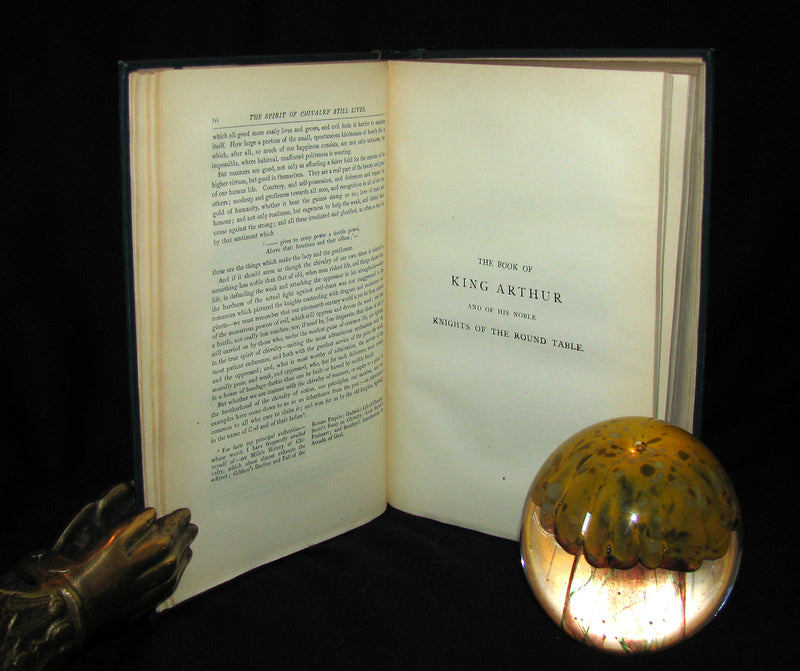 1897 Rare Book - Le Morte Darthur - King Arthur and of His Noble Knights of the Round Table