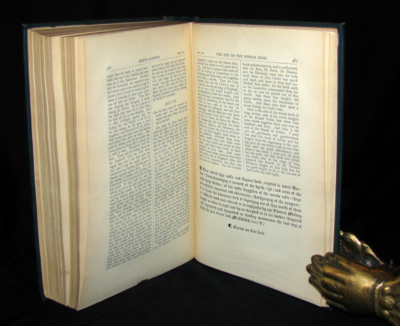 1897 Rare Book - Le Morte Darthur - King Arthur and of His Noble Knights of the Round Table