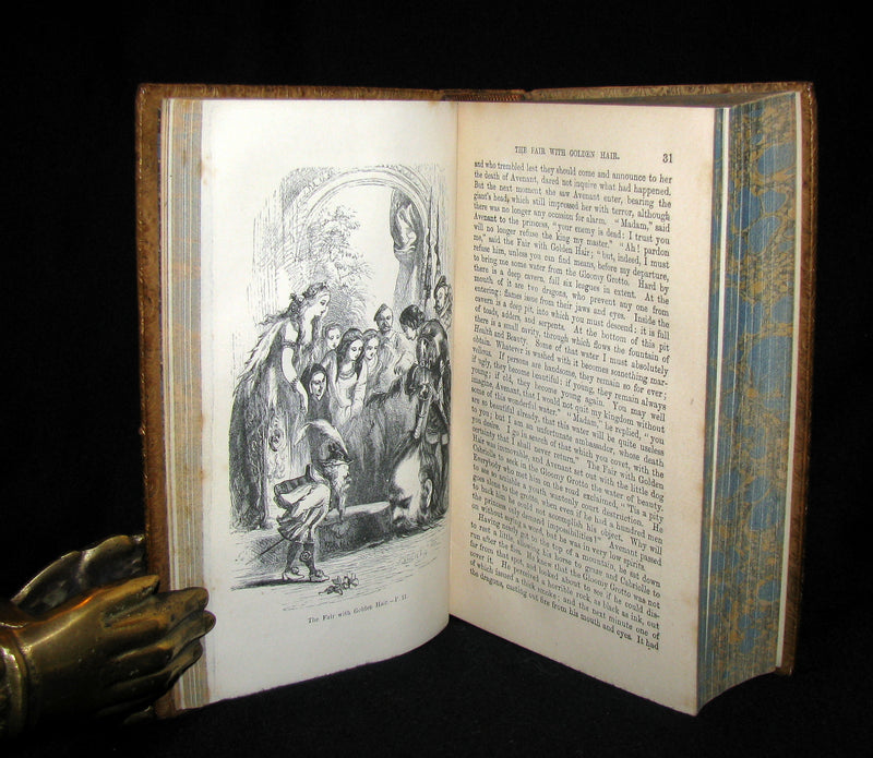 1868 Scarce Book - Fairy Tales by The Countess d`Aulnoy - Translated by J. R. Planché