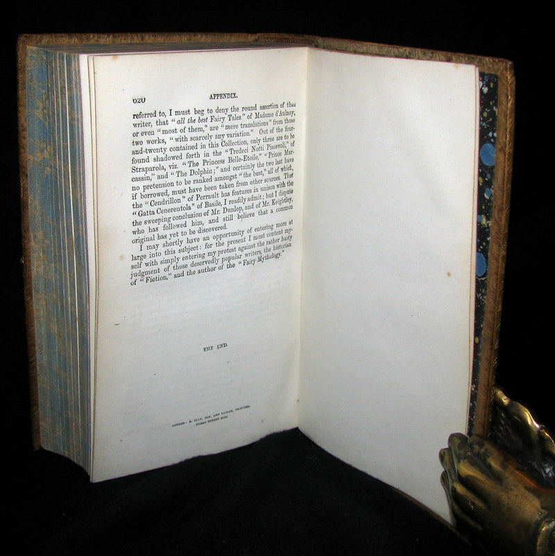 1868 Scarce Book - Fairy Tales by The Countess d`Aulnoy - Translated by J. R. Planché