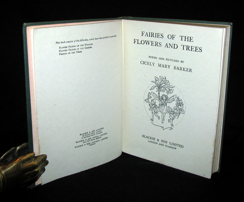 1950 First Edition - Cicely Mary Barker - FAIRIES OF THE FLOWERS AND TREES