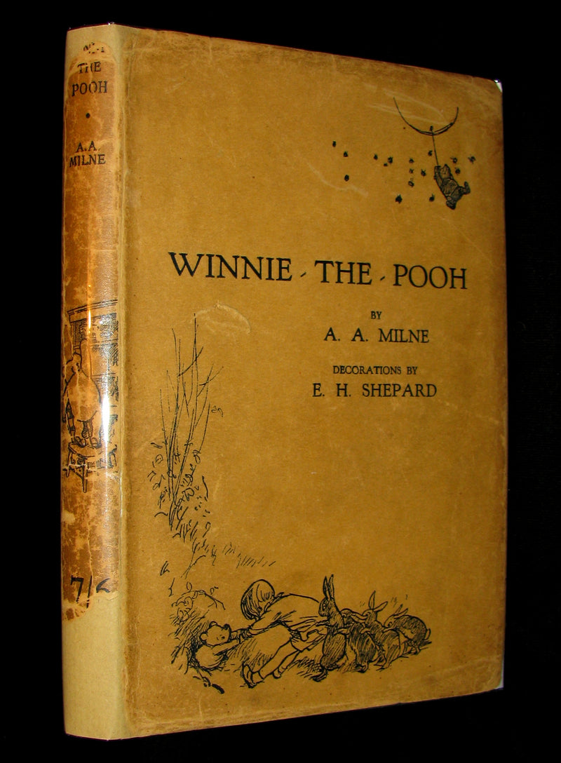 1926 First UK Edition - A. A. Milne & Ernest H. Shepard - WINNIE-THE-POOH with dust jacket!