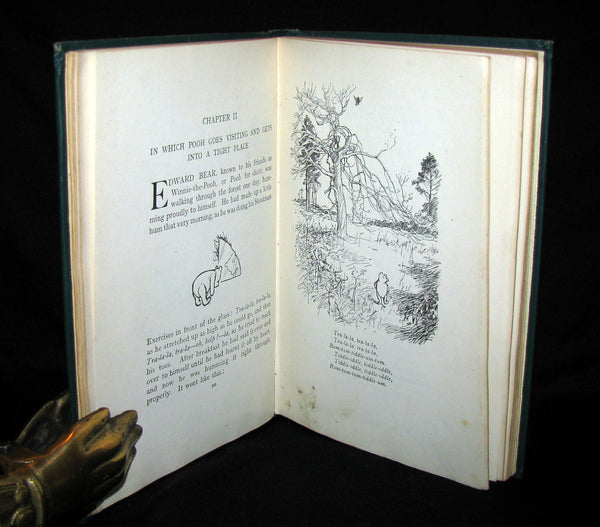 1926 First UK Edition - A. A. Milne & Ernest H. Shepard - WINNIE-THE-POOH with dust jacket!