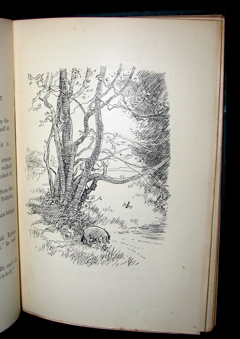 1926 First UK Edition - A. A. Milne & Ernest H. Shepard - WINNIE-THE-POOH with dust jacket!