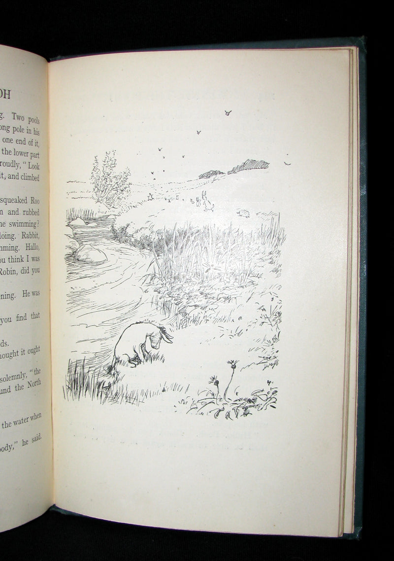 1926 First UK Edition - A. A. Milne & Ernest H. Shepard - WINNIE-THE-POOH with dust jacket!