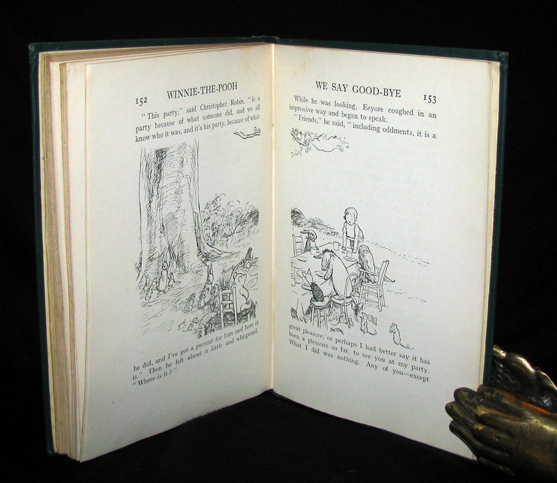 1926 First UK Edition - A. A. Milne & Ernest H. Shepard - WINNIE-THE-POOH with dust jacket!