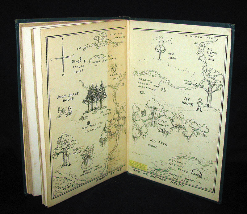 1926 First UK Edition - A. A. Milne & Ernest H. Shepard - WINNIE-THE-POOH with dust jacket!