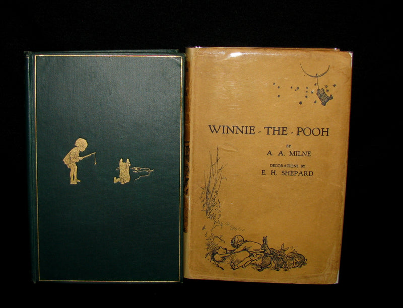 1926 First UK Edition - A. A. Milne & Ernest H. Shepard - WINNIE-THE-POOH with dust jacket!