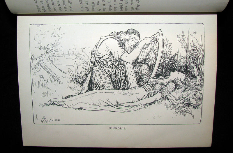 1895 Scarce Book - Exquisite binding - English Fairy Tales by Joseph Jacobs illustrated
