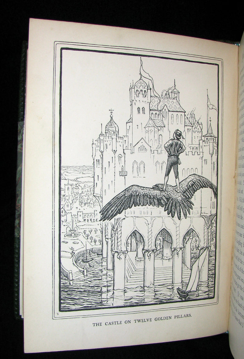 1895 Scarce Book - Exquisite binding - English Fairy Tales by Joseph Jacobs illustrated