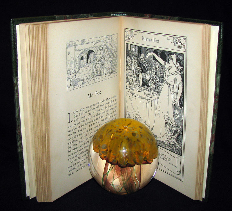 1895 Scarce Book - Exquisite binding - English Fairy Tales by Joseph Jacobs illustrated