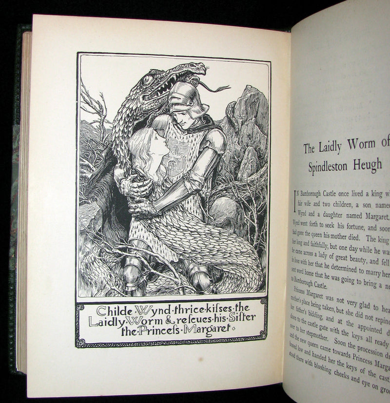 1895 Scarce Book - Exquisite binding - English Fairy Tales by Joseph Jacobs illustrated