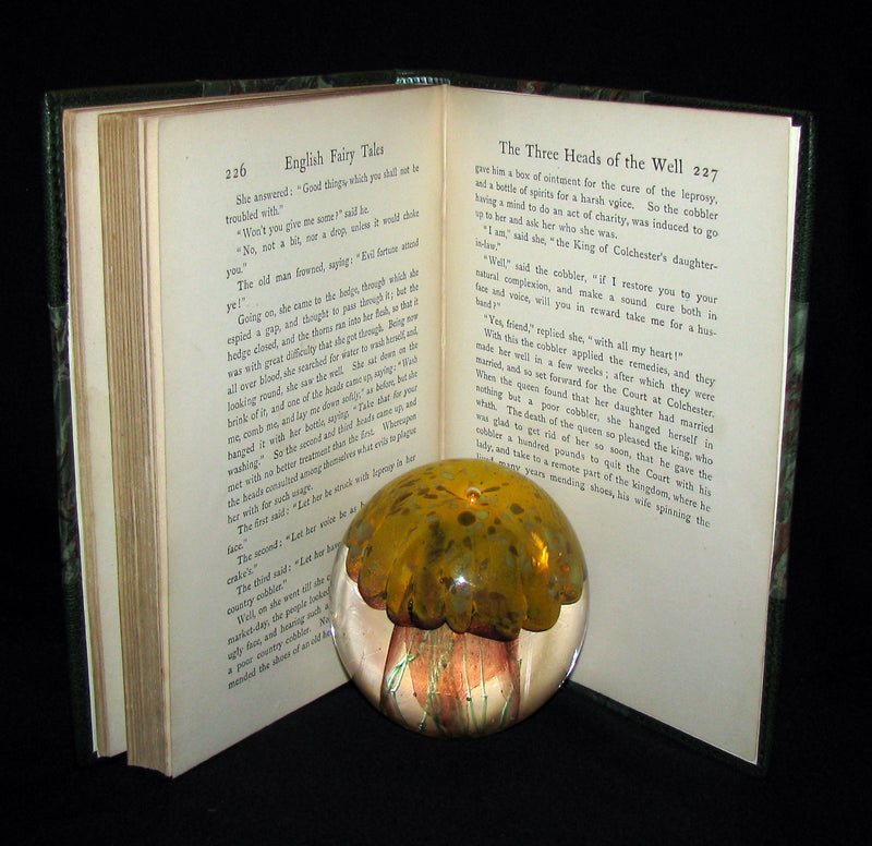 1895 Scarce Book - Exquisite binding - English Fairy Tales by Joseph Jacobs illustrated