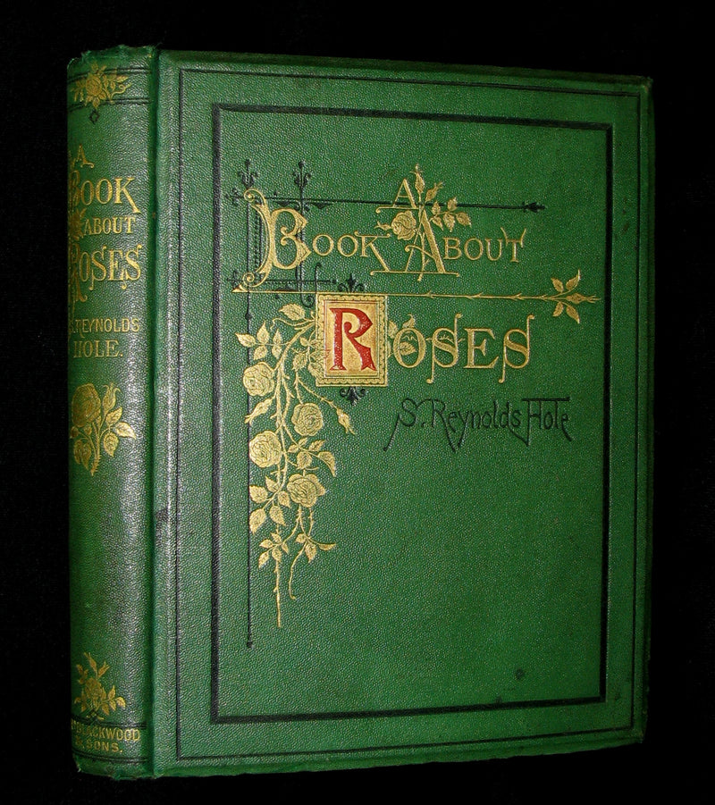 1870 Rare Victorian Gardening Book -  A book about Roses : How to grow and show them