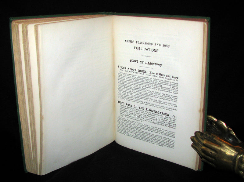 1870 Rare Victorian Gardening Book -  A book about Roses : How to grow and show them