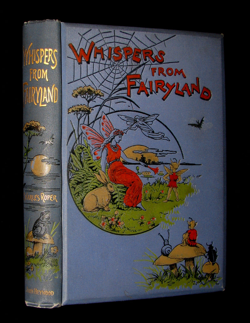 1890 Scarce Victorian Book - WHISPERS from the FAIRYLAND by Charles Roper