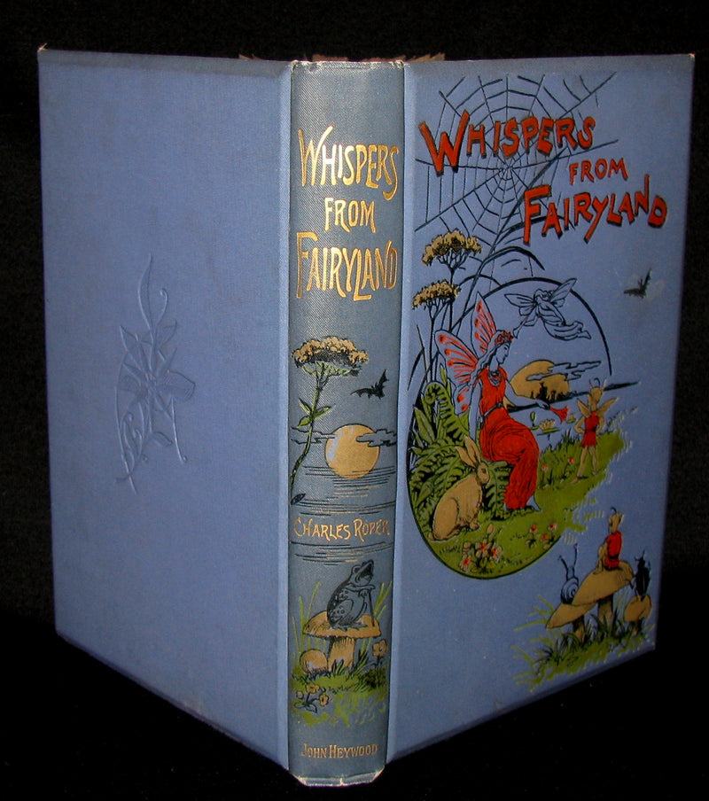 1890 Scarce Victorian Book - WHISPERS from the FAIRYLAND by Charles Roper