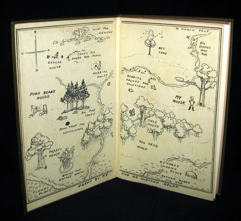 1926 First UK DELUXE Edition - A. A. Milne & Ernest H. Shepard - WINNIE-THE-POOH