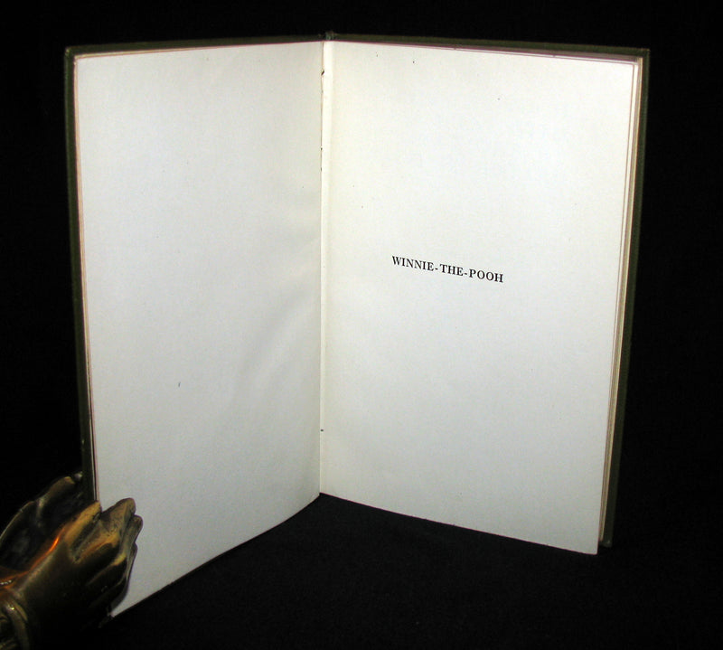 1926 First UK DELUXE Edition - A. A. Milne & Ernest H. Shepard - WINNIE-THE-POOH