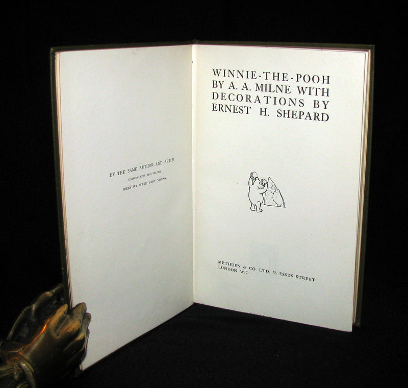 1926 First UK DELUXE Edition - A. A. Milne & Ernest H. Shepard - WINNIE-THE-POOH