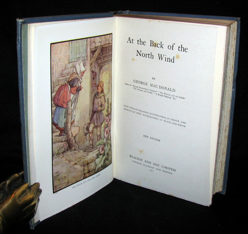 1911 Rare Edition - AT THE BACK OF THE NORTH WIND by George MacDonald.