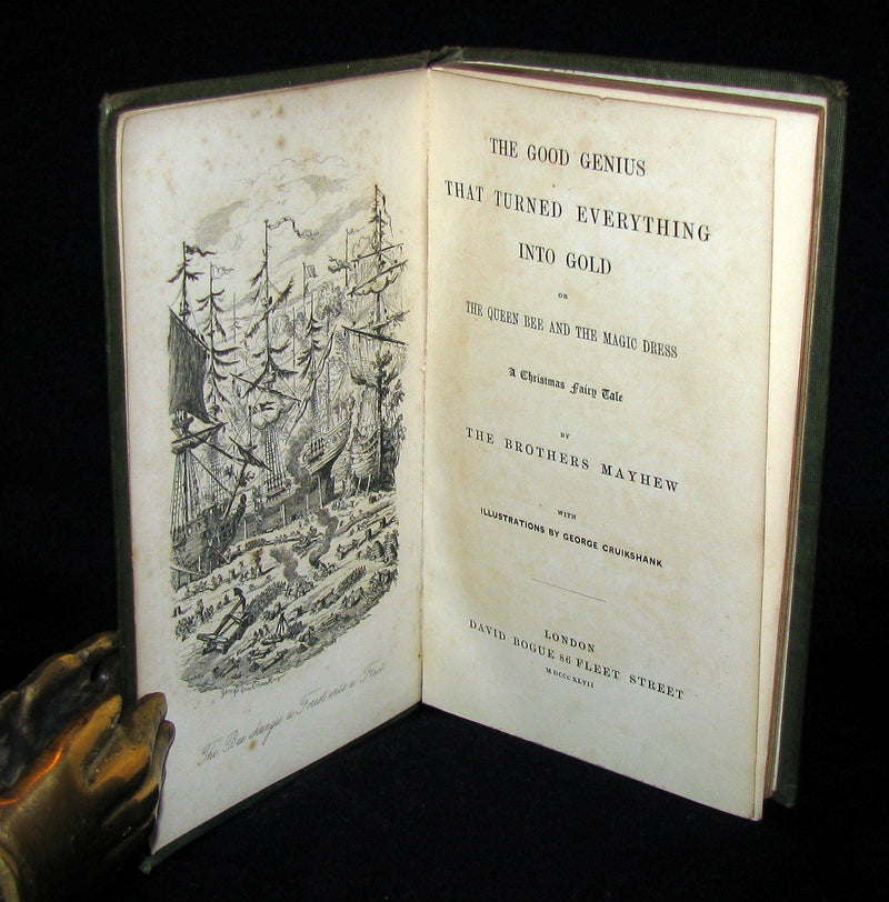 1847 Scarce Book - The Good Genius that Turned Everything into Gold; A Fairy Tale.  1stED.