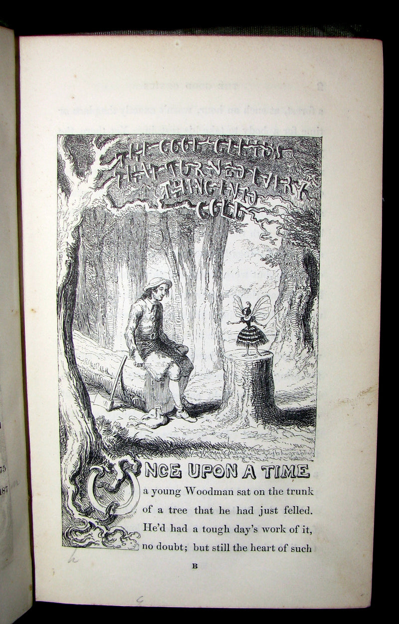 1847 Scarce Book - The Good Genius that Turned Everything into Gold; A Fairy Tale.  1stED.